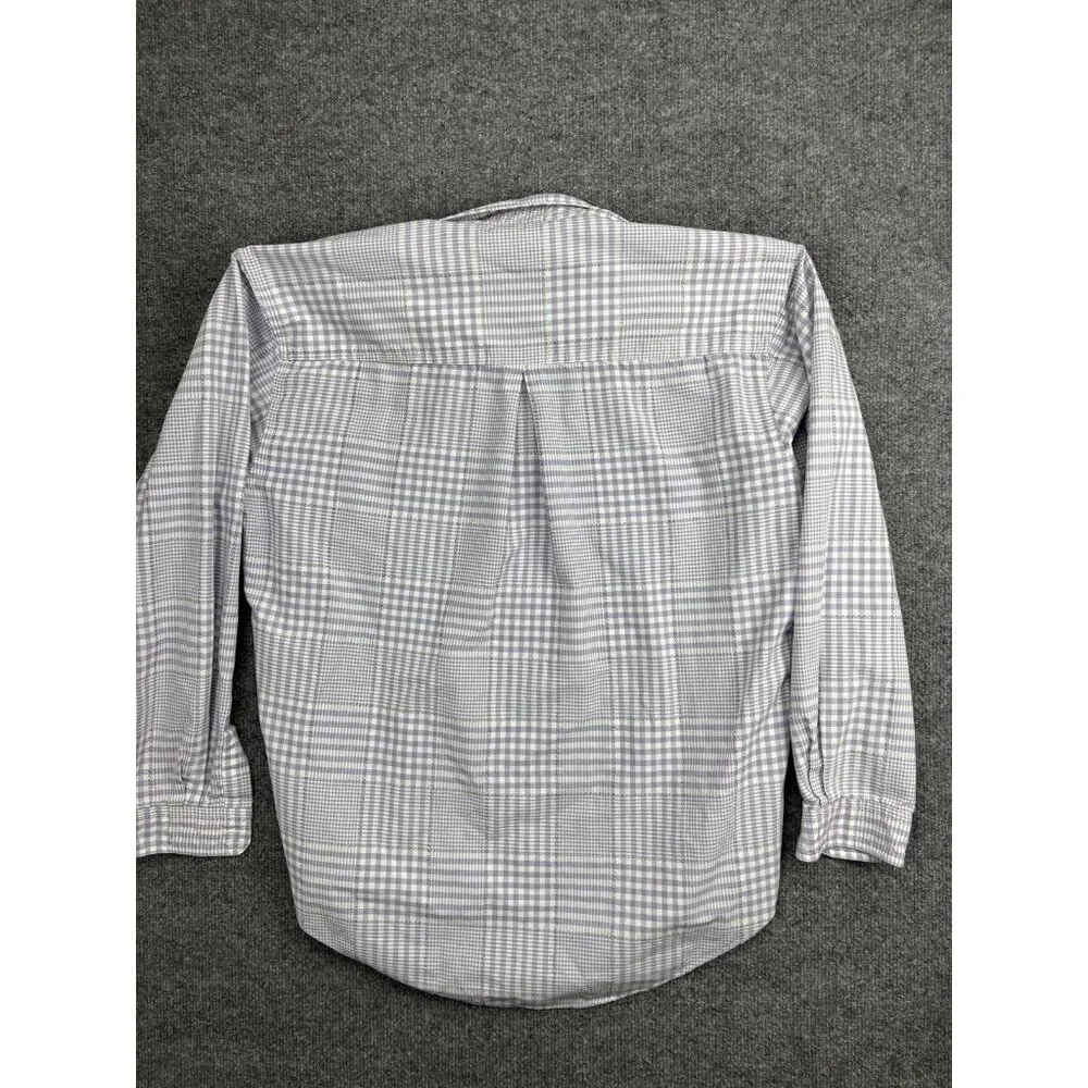Levi's Silver Label‎ Shirt Mens Large Purple Check Long Sleeve Button Front